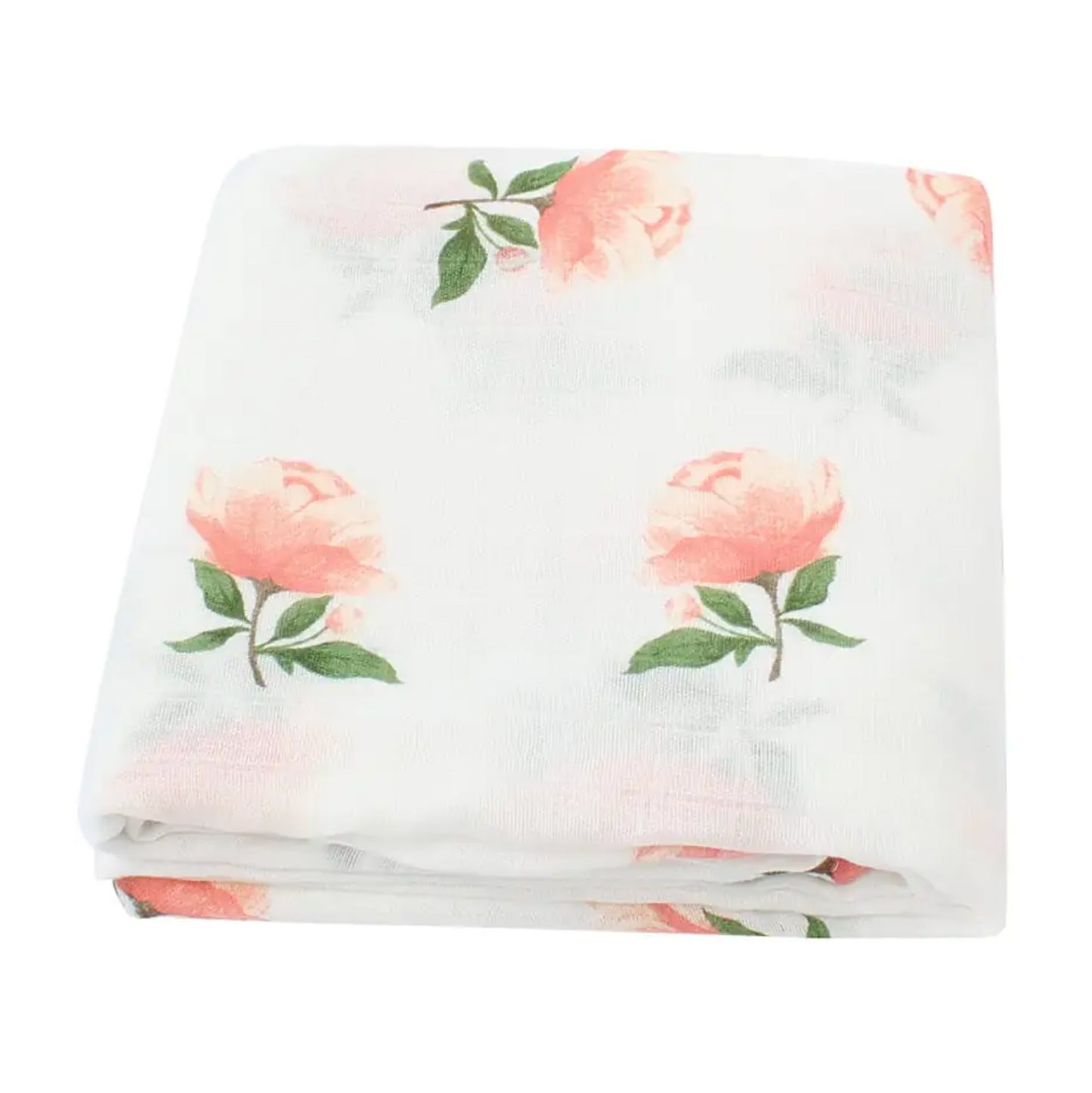 Organic Cotton Swaddle Baby Blanket with Nature Print