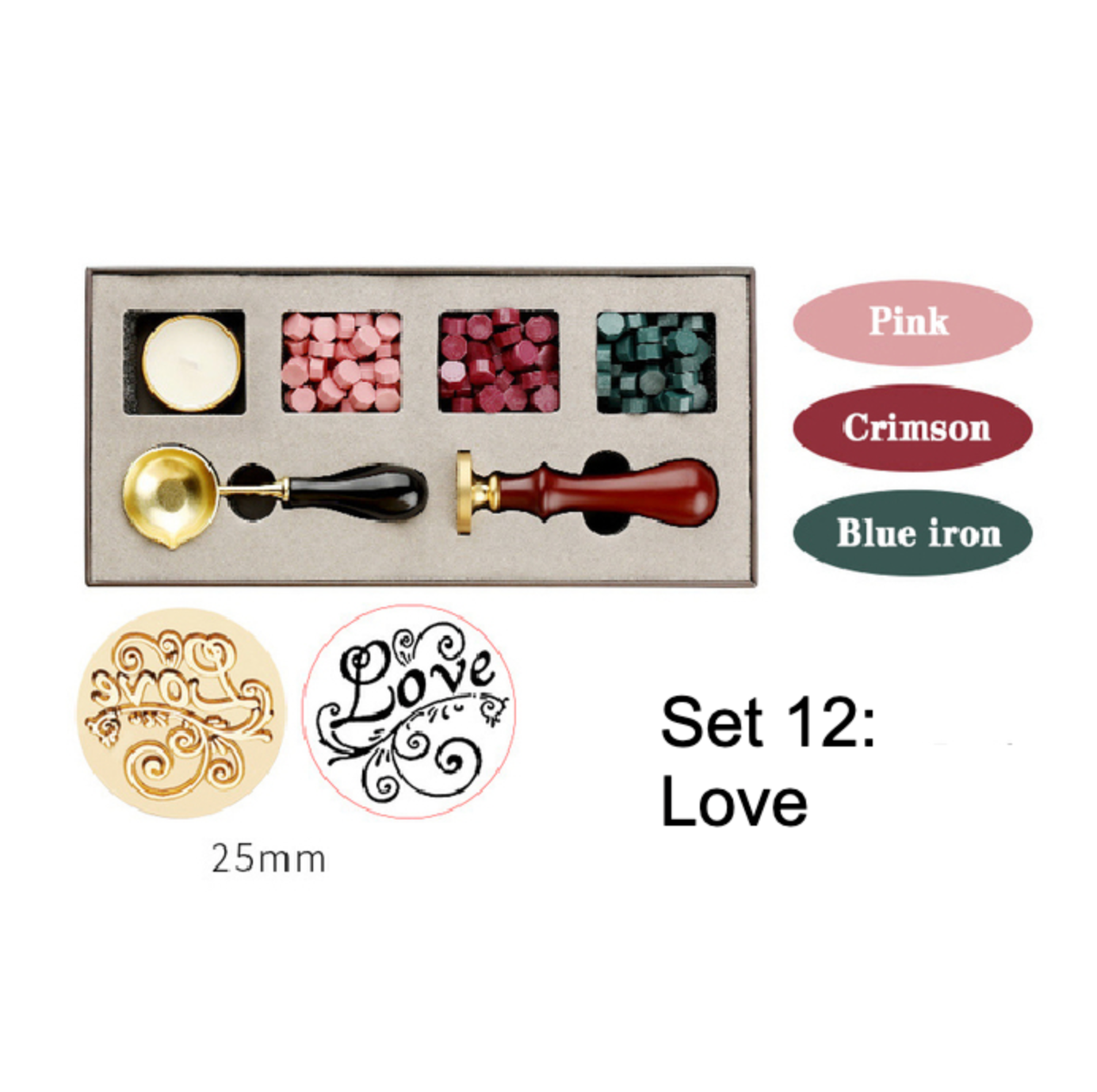 Introducing the DIY Wax Seal Gift Box Kit! Unleash your creativity with this 6-piece set that includes everything you need to craft your own elegant wax seals. Whether it's for weddings, stationery, craft gifts, invitations, or any DIY project, this kit is a must-have for enthusiasts looking to add a personal touch to their creations.