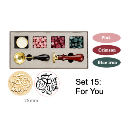 Introducing the DIY Wax Seal Gift Box Kit! Unleash your creativity with this 6-piece set that includes everything you need to craft your own elegant wax seals. Whether it's for weddings, stationery, craft gifts, invitations, or any DIY project, this kit is a must-have for enthusiasts looking to add a personal touch to their creations.