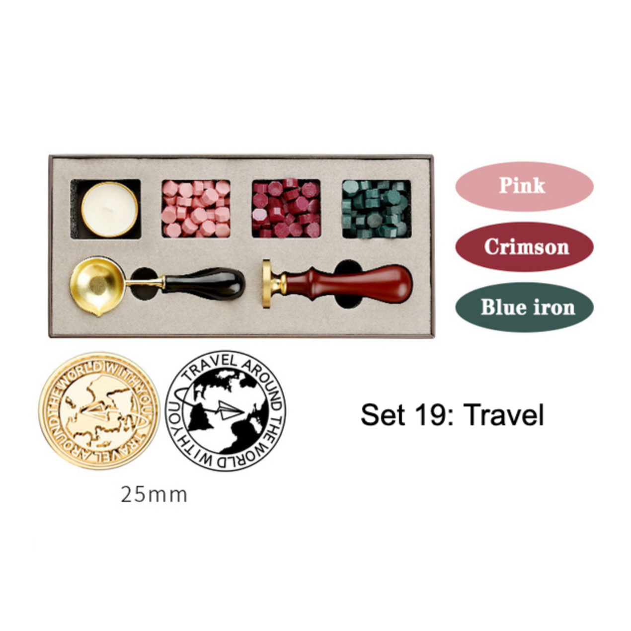 Introducing the DIY Wax Seal Gift Box Kit! Unleash your creativity with this 6-piece set that includes everything you need to craft your own elegant wax seals. Whether it's for weddings, stationery, craft gifts, invitations, or any DIY project, this kit is a must-have for enthusiasts looking to add a personal touch to their creations.