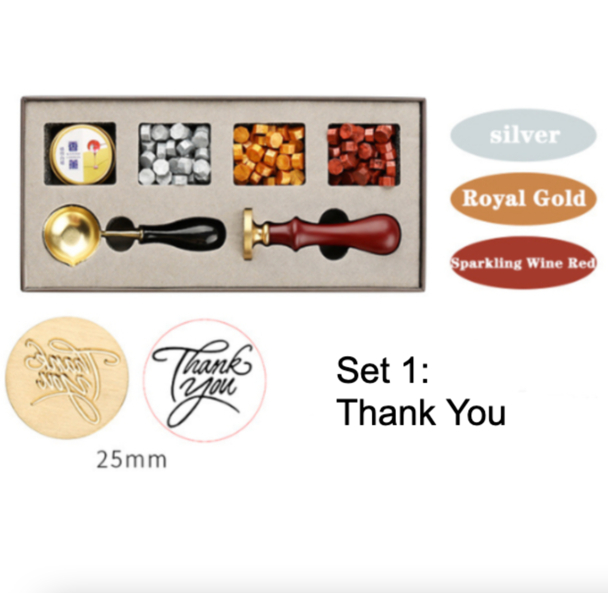 Introducing the DIY Wax Seal Gift Box Kit! Unleash your creativity with this 6-piece set that includes everything you need to craft your own elegant wax seals. Whether it's for weddings, stationery, craft gifts, invitations, or any DIY project, this kit is a must-have for enthusiasts looking to add a personal touch to their creations.