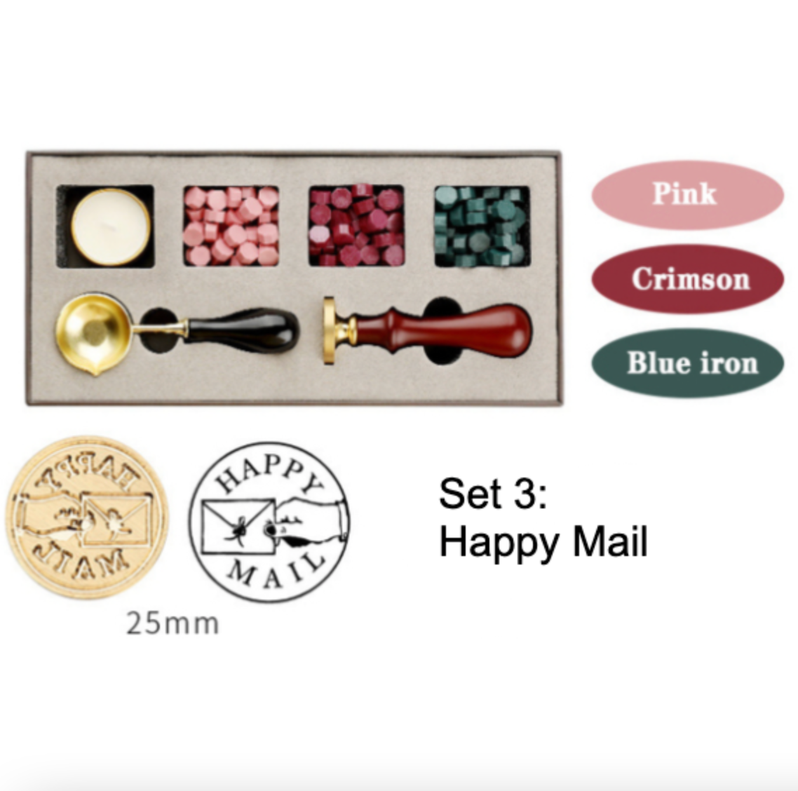 Introducing the DIY Wax Seal Gift Box Kit! Unleash your creativity with this 6-piece set that includes everything you need to craft your own elegant wax seals. Whether it's for weddings, stationery, craft gifts, invitations, or any DIY project, this kit is a must-have for enthusiasts looking to add a personal touch to their creations.