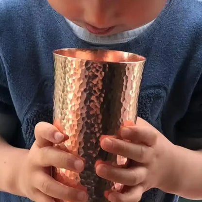 Handcrafted Pure Copper Cup Hammered Drinkware