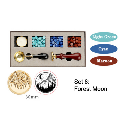 Introducing the DIY Wax Seal Gift Box Kit! Unleash your creativity with this 6-piece set that includes everything you need to craft your own elegant wax seals. Whether it's for weddings, stationery, craft gifts, invitations, or any DIY project, this kit is a must-have for enthusiasts looking to add a personal touch to their creations.