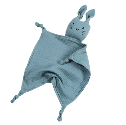 Toy Bunny Rabbit Baby Gift Cotton Muslin Comforter