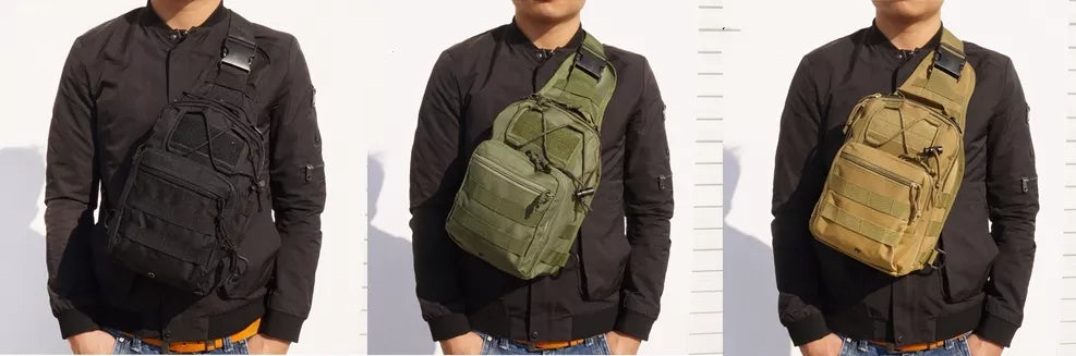 Mens Tactical Backpack Crossbody Soft Shoulder Sling Bag