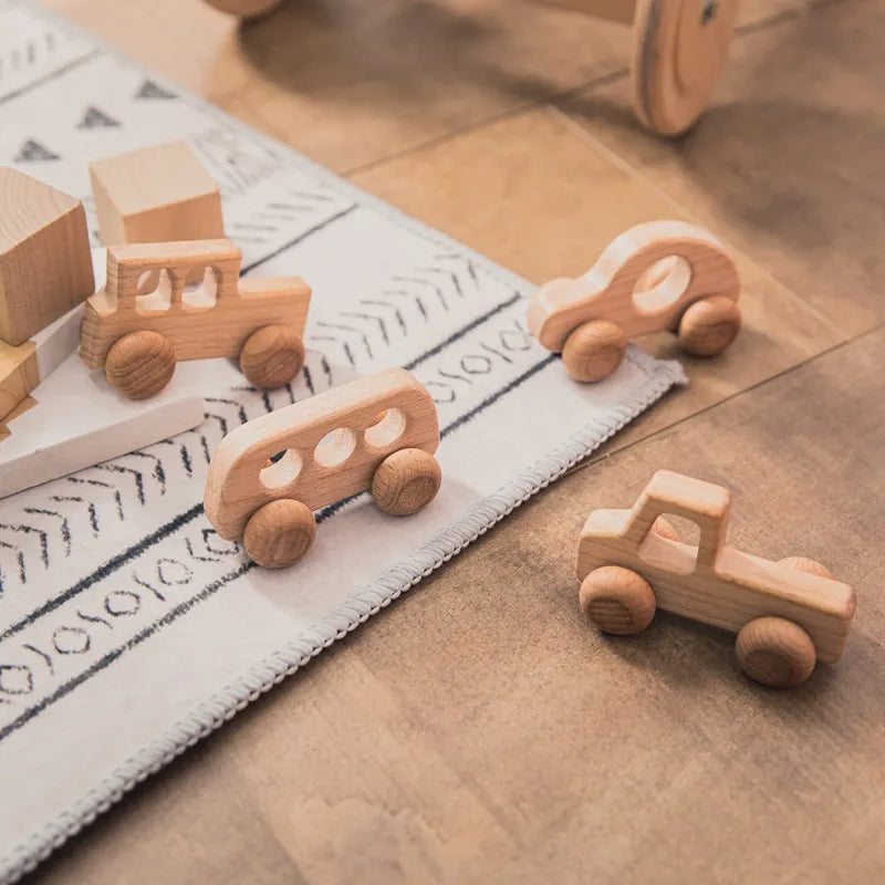 Wooden Montessori Toy Baby Teether