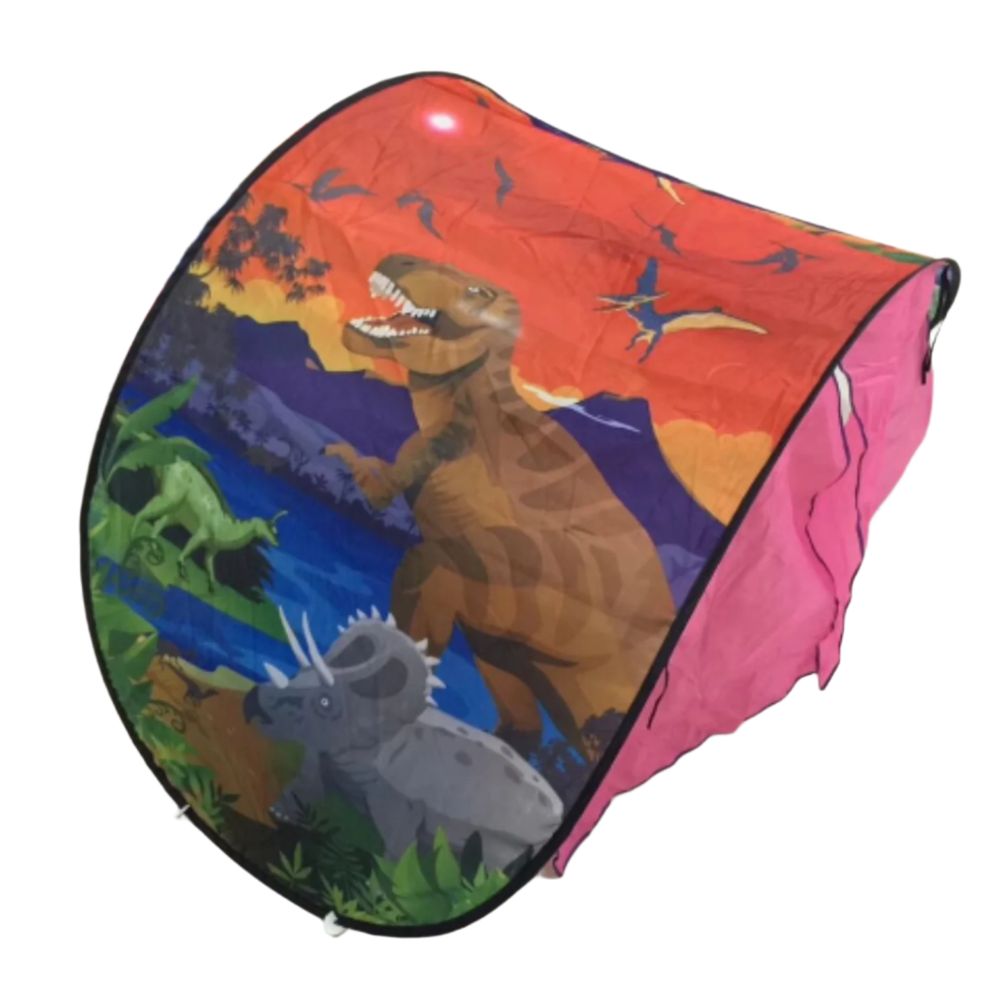 Kids Folding Tent with Mosquito Net and Fun Design