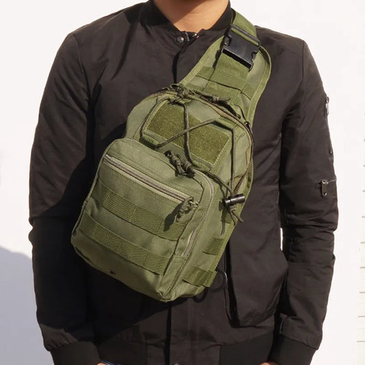 Mens Tactical Backpack Crossbody Soft Shoulder Sling Bag