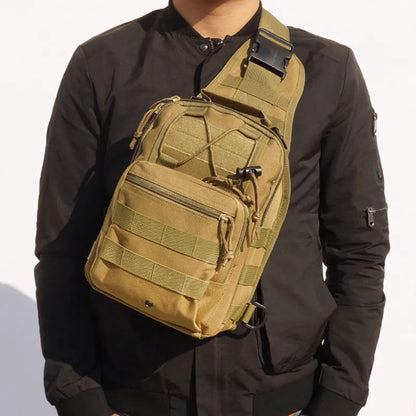 Mens Tactical Backpack Crossbody Soft Shoulder Sling Bag