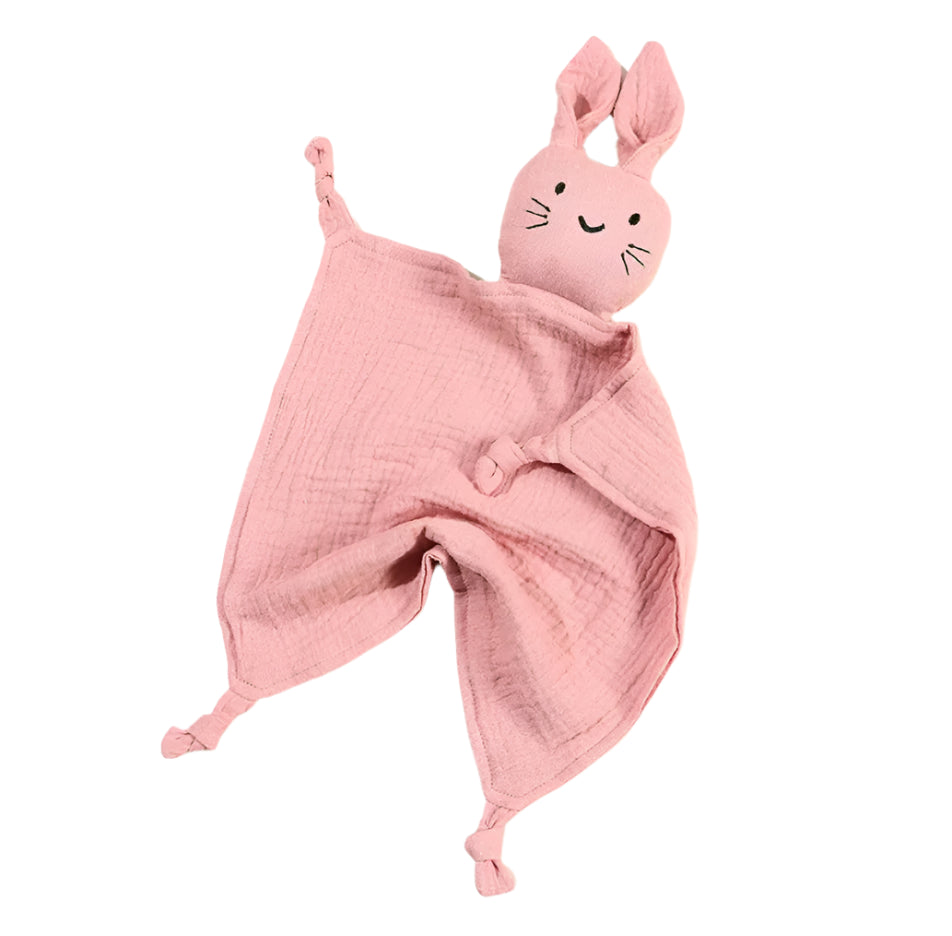 Toy Bunny Rabbit Baby Gift Cotton Muslin Comforter