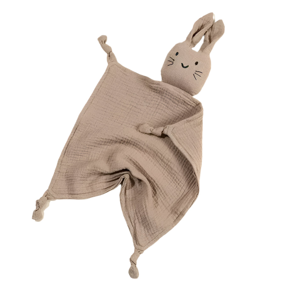 Toy Bunny Rabbit Baby Gift Cotton Muslin Comforter