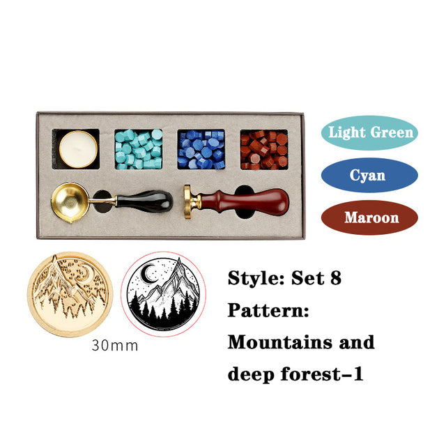 Introducing the DIY Wax Seal Gift Box Kit! Unleash your creativity with this 6-piece set that includes everything you need to craft your own elegant wax seals. Whether it's for weddings, stationery, craft gifts, invitations, or any DIY project, this kit is a must-have for enthusiasts looking to add a personal touch to their creations.