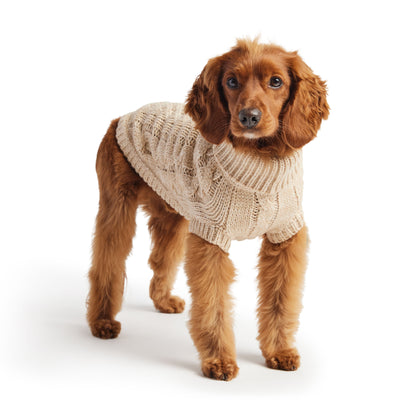 Chalet Dog Sweater - Oatmeal