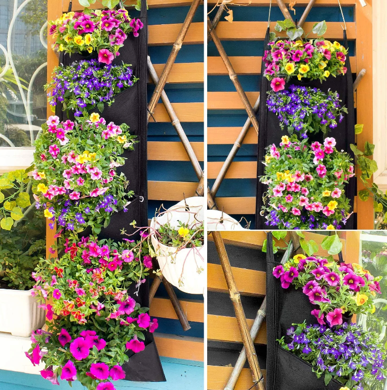 Vertical Hanging Garden Pots